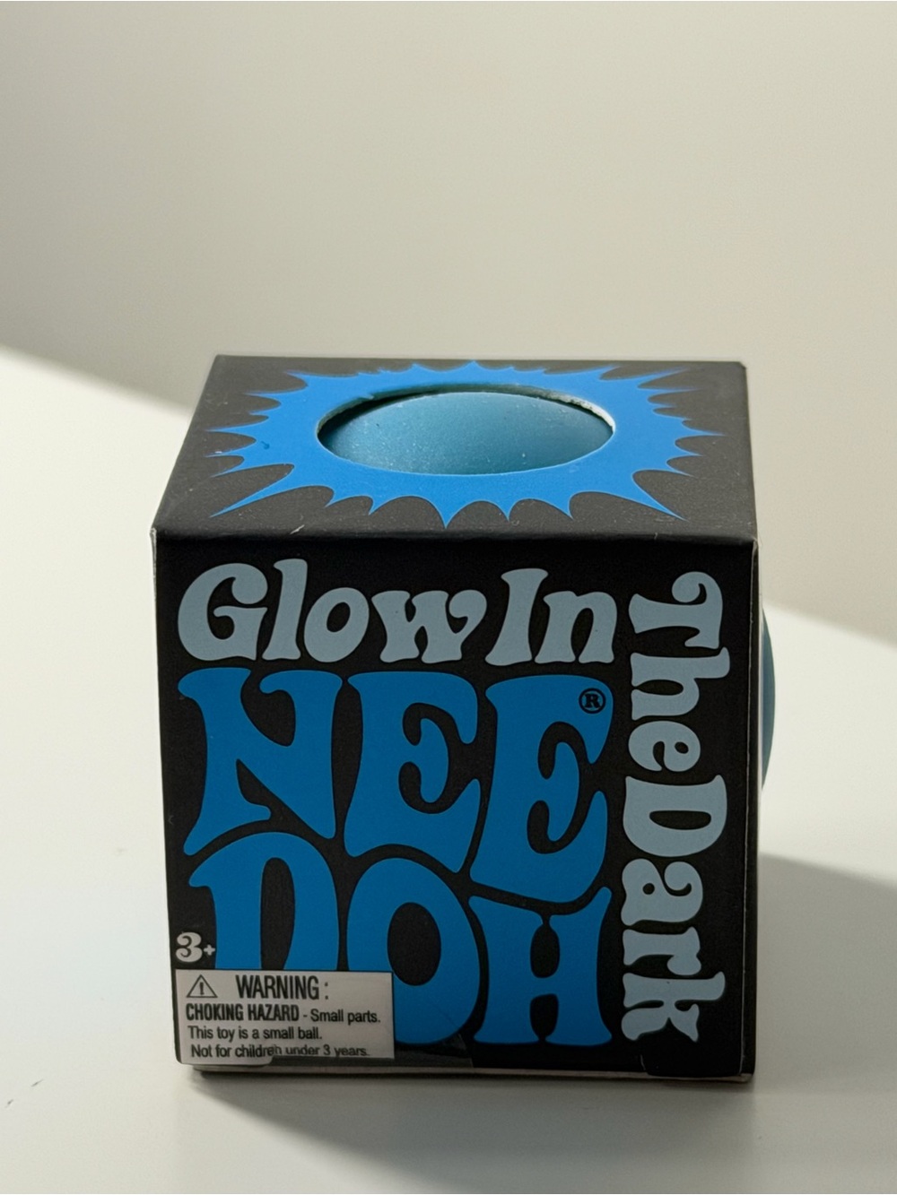 Glow In The Dark NeeDoh Stress Ball - Blue
